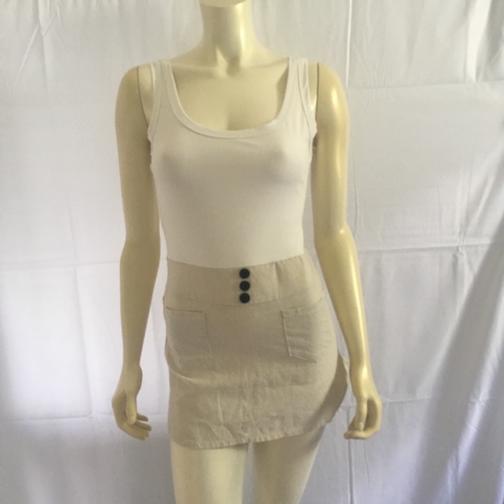 Lonelyshow Cream Tan Dress